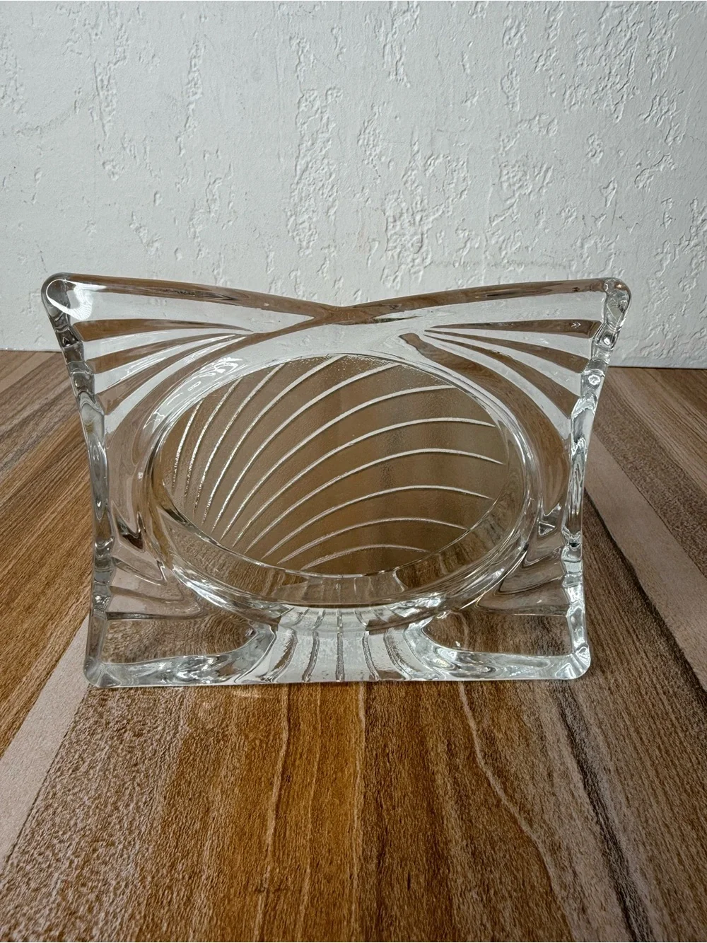 Vintage Mikasa Essence Crystal Photo Frame 4 1/2